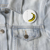 Badge Rond 5 Cm Insigne de banane (En situation)