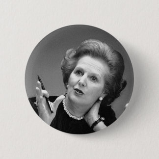 Badge Rond 5 Cm Insigne de bouton de Margaret Thatcher
