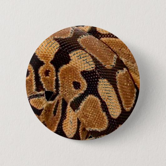 Badge Rond 5 Cm Insigne de bouton de python de boule (Devant)