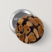 Badge Rond 5 Cm Insigne de bouton de python de boule (Devant & derrière)