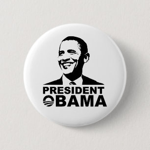 Badge Rond 5 Cm Insigne de bouton du Président Obama