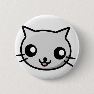 Badge Rond 5 Cm Insigne de chat de Kawaii