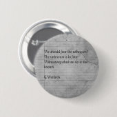Badge Rond 5 Cm Insigne de citation (Devant & derrière)