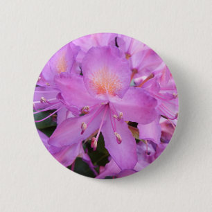Badge Rond 5 Cm Insigne de fleur de rhododendron