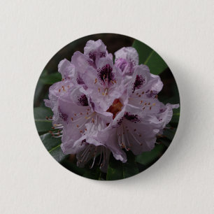 Badge Rond 5 Cm Insigne de fleurs Rhododendron