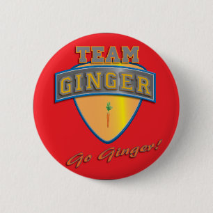 Badge Rond 5 Cm Insigne de gingembre d'équipe