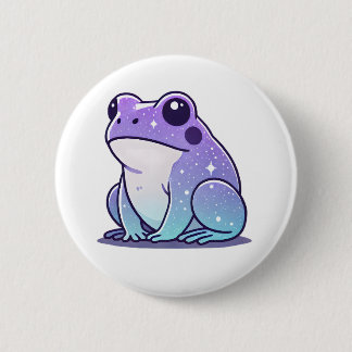 Badge Rond 5 Cm Insigne de grenouille spatiale