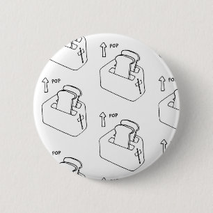 Badge Rond 5 Cm Insigne de grille-pain