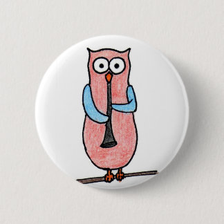 Badge Rond 5 Cm Insigne de hibou