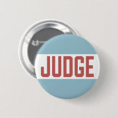 Badge Rond 5 Cm Insigne de juge de concours (Devant & derrière)
