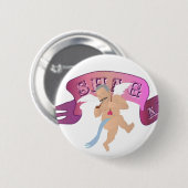 Badge Rond 5 Cm Insigne de la tapis à longs poils de Monty (Devant & derrière)