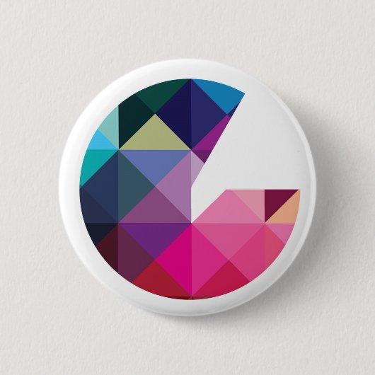 Badge Rond 5 Cm Insigne de logo de Geeked (Devant)