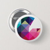 Badge Rond 5 Cm Insigne de logo de Geeked (Devant & derrière)