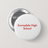 Badge Rond 5 Cm Insigne de lycée de Sunnydale (Devant & derrière)