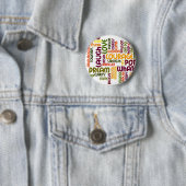 Badge Rond 5 Cm Insigne de motivation des mots #1 (En situation)