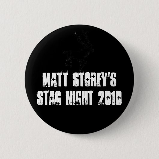 Badge Rond 5 Cm Insigne de nuit de mâle (Devant)