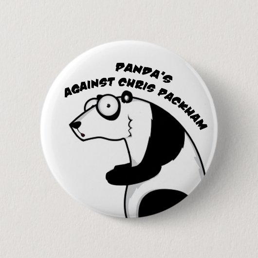 Badge Rond 5 Cm Insigne de panda (Devant)