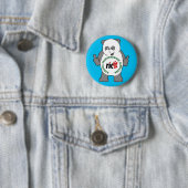 Badge Rond 5 Cm Insigne de panda de RIC (En situation)