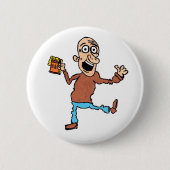 Badge Rond 5 Cm Insigne de papy (Devant)