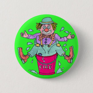 Badge Rond 5 Cm Insigne de Pin de bouton de câpres de clown