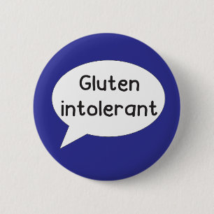 Badge Rond 5 Cm Insigne de pin intolérant au gluten