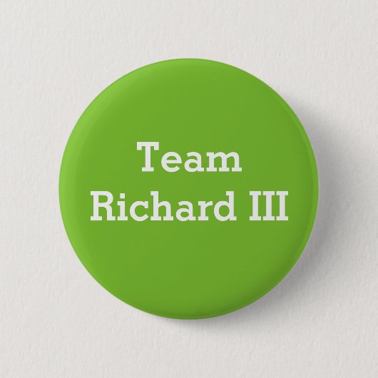 Badge Rond 5 Cm Insigne de Richard III d'équipe (Devant)