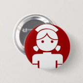 Badge Rond 5 Cm insigne de Saika (Devant & derrière)
