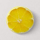 Badge Rond 5 Cm Insigne de tranche de citron (Devant)