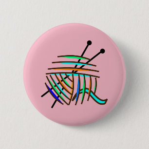 Badge Rond 5 Cm Insigne de tricot