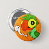 Badge Rond 5 Cm Insigne d'entretien de Polly (Devant & derrière)