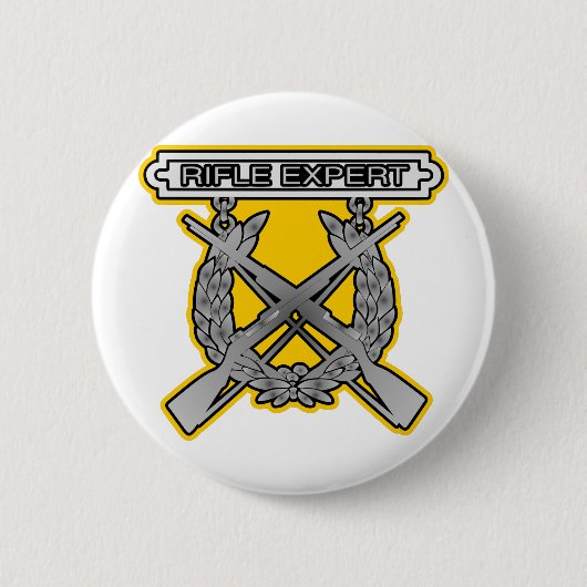 Badge Rond 5 Cm Insigne d'expert en matière de fusil (Devant)