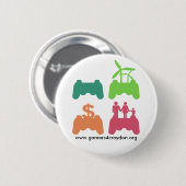 Badge Rond 5 Cm Insigne d'icône empilé par G4C (Devant & derrière)