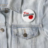 Badge Rond 5 Cm Insigne drôle de bouton de contradictions libres (En situation)