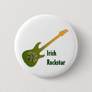 Badge Rond 5 Cm Insigne irlandais de vedette du rock