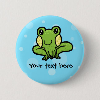 Badge Rond 5 Cm Insigne personnalisable de bouton de grenouille