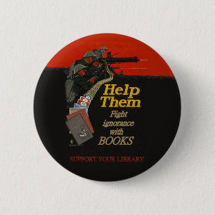 Badge Rond 5 Cm Insigne rond d'ignorance de combat