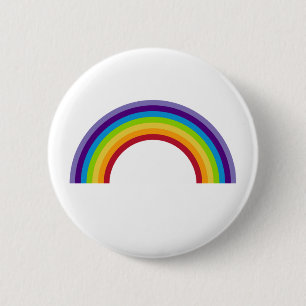 Badge Rond 5 Cm Insigne simple de bouton d'arc-en-ciel