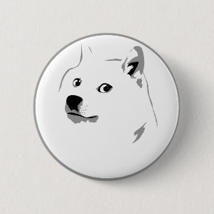 Badge Rond 5 Cm Insigne subtil de goupille de dogecoin