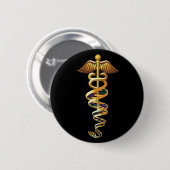 Badge Rond 5 Cm Insignes Médicale (Devant & derrière)