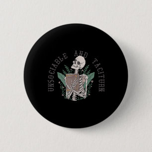 Badge Rond 5 Cm Insociable Et Taciturn Jane Austen Pride & Pr
