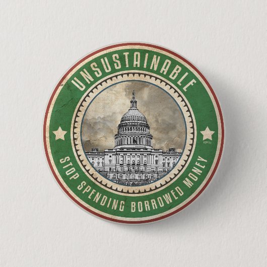 Badge Rond 5 Cm Insoutenable (Devant)