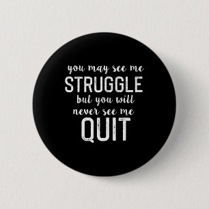 Badge Rond 5 Cm Inspiration d'entraînement Motivation dire Hommes 