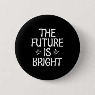 Badge Rond 5 Cm Inspirationnel, L'Avenir Est Lumineux. Famille amu