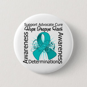 Badge Rond 5 Cm Inspirations Scleroderma Ruban Spiral