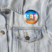 Badge Rond 5 Cm Inspirer ~ Original (En situation)