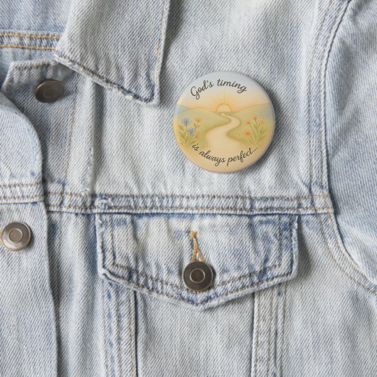 Badge Rond 5 Cm Inspiring Circular Button Design... (En situation)