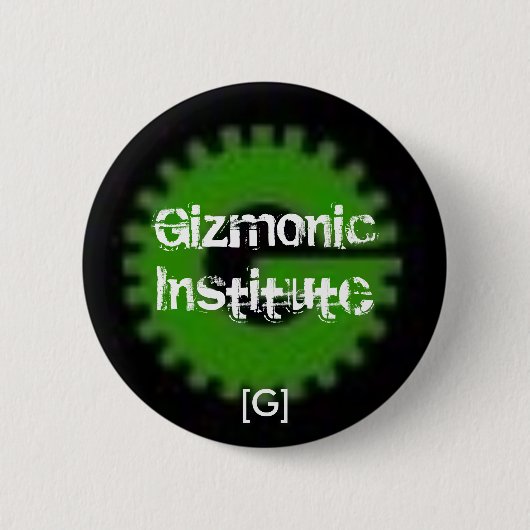 Badge Rond 5 Cm Institut de Gizmonic (Devant)