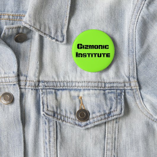 Badge Rond 5 Cm Institut Gizmonic (En situation)