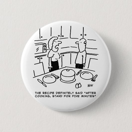 Badge Rond 5 Cm Instructions pour la recette Cuisine suivie dans u (Devant)