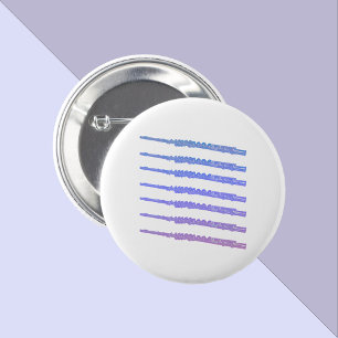Badge Rond 5 Cm Instrument de musique fluide rose violet bleu